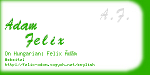 adam felix business card