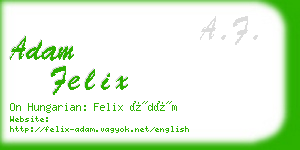 adam felix business card